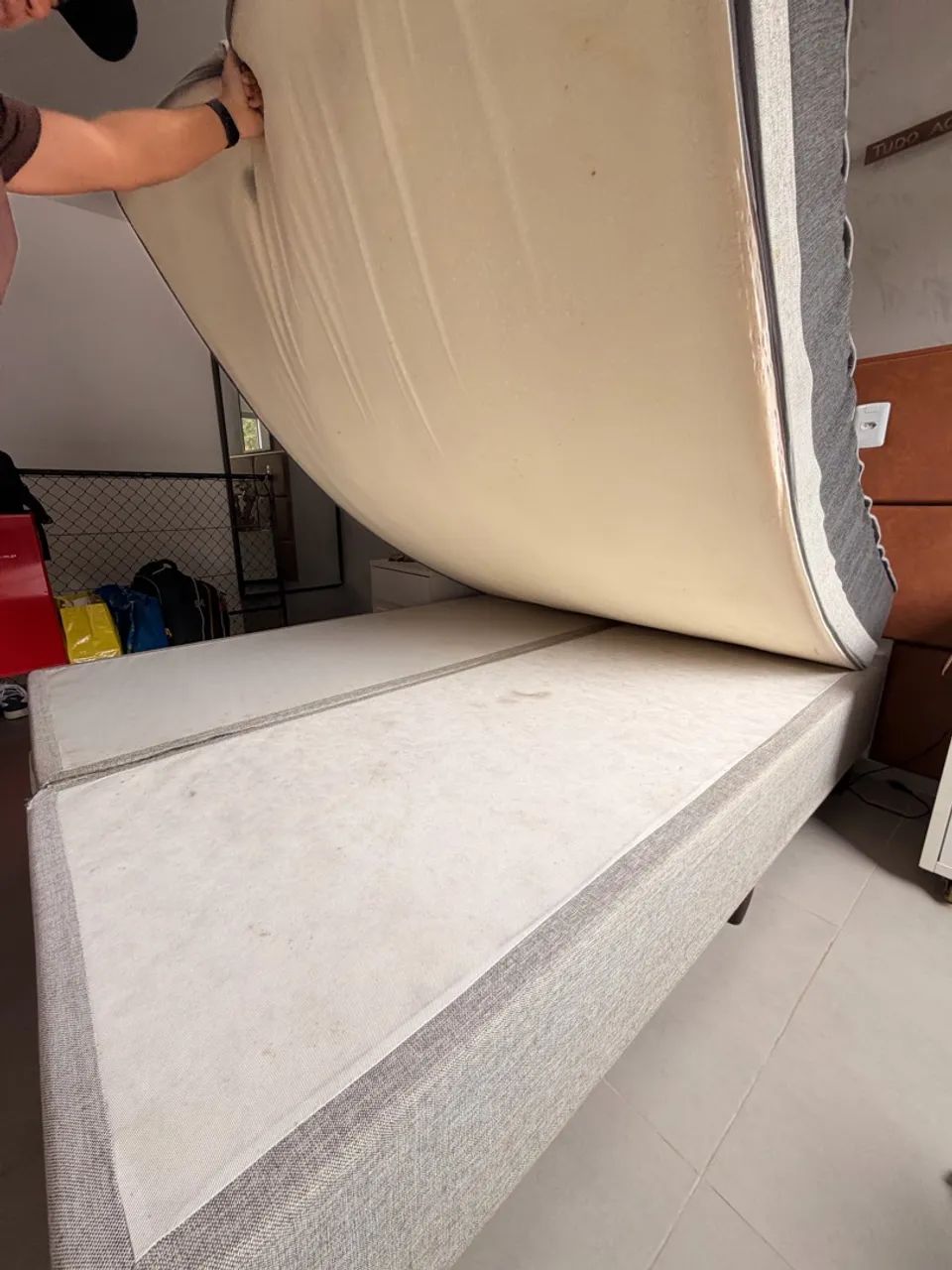 Cama Box e Colchão de Molas Ensacadas Queen - Foto 3