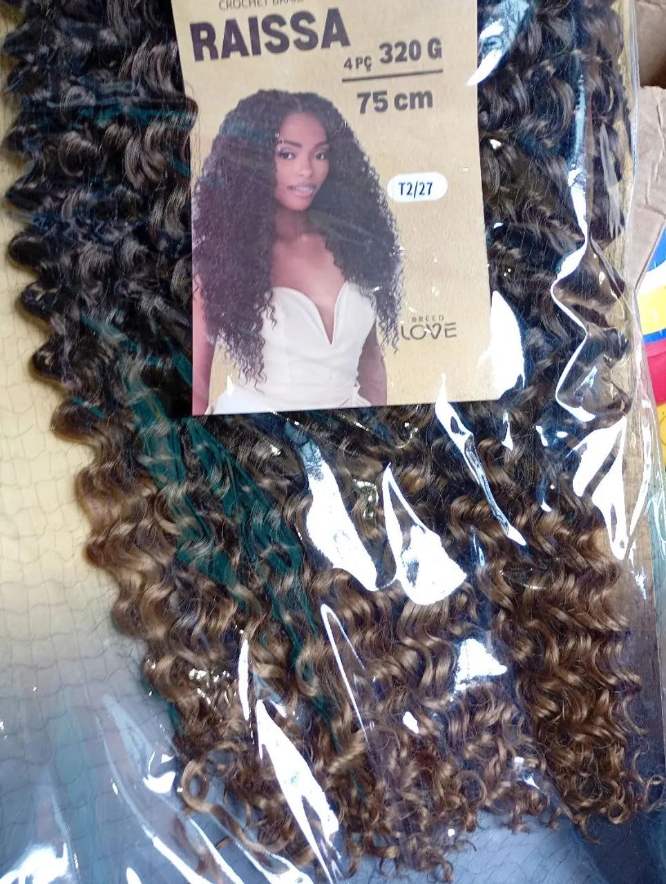 Vende cabelo 320 g e 75cm sem tela. - Foto 2
