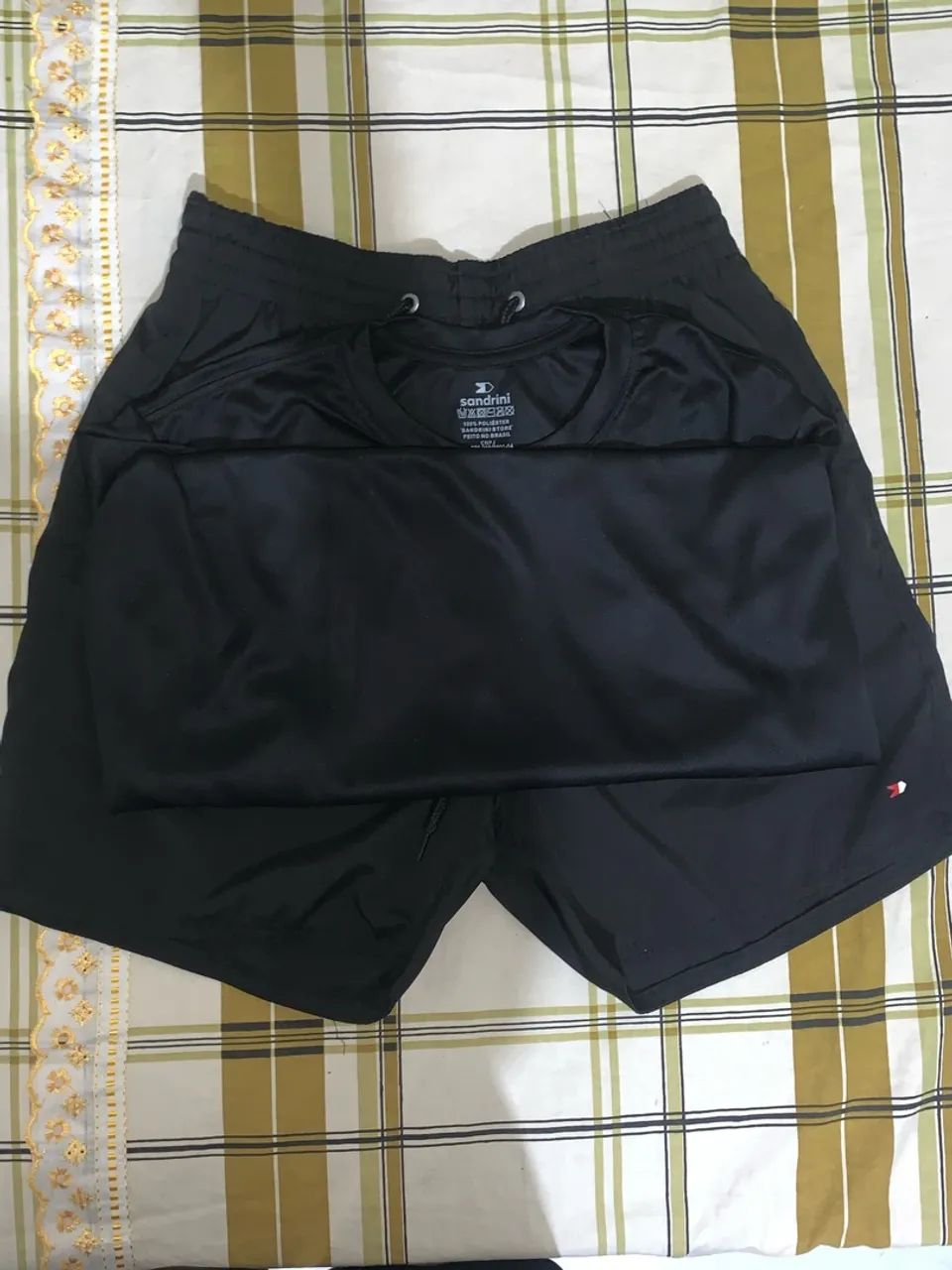 Kit short e camiseta pra academia e corrida - Foto 3
