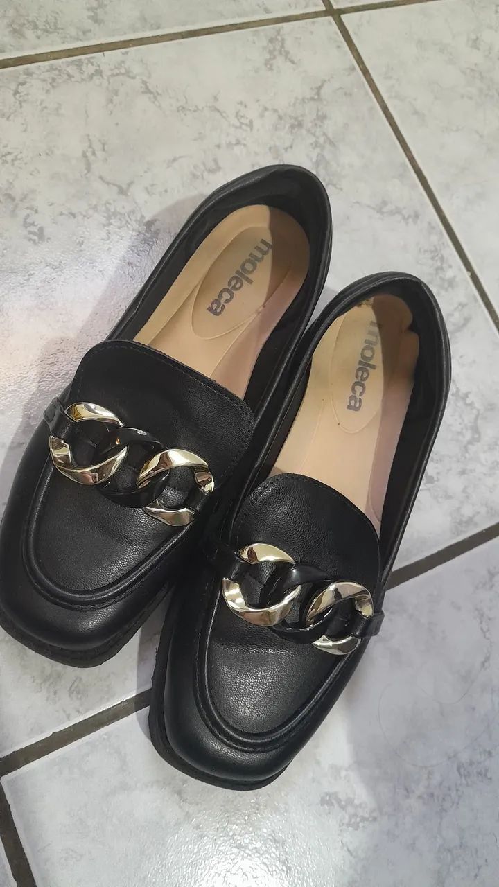 Sapato mocassim feminino Moleca - Foto 3