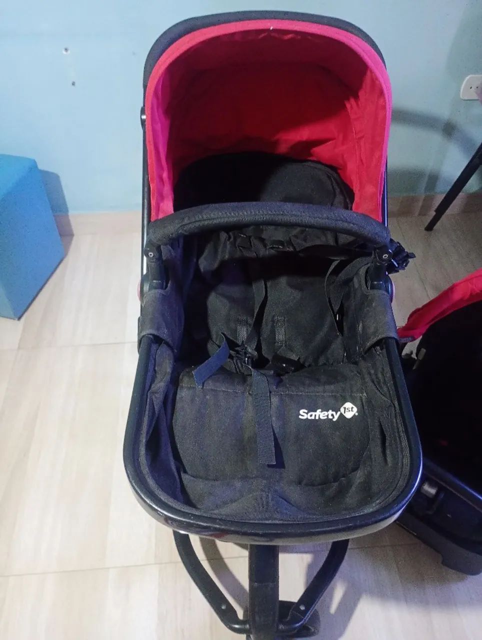 Carrinho + bebê conforto com suporte  - Foto 3