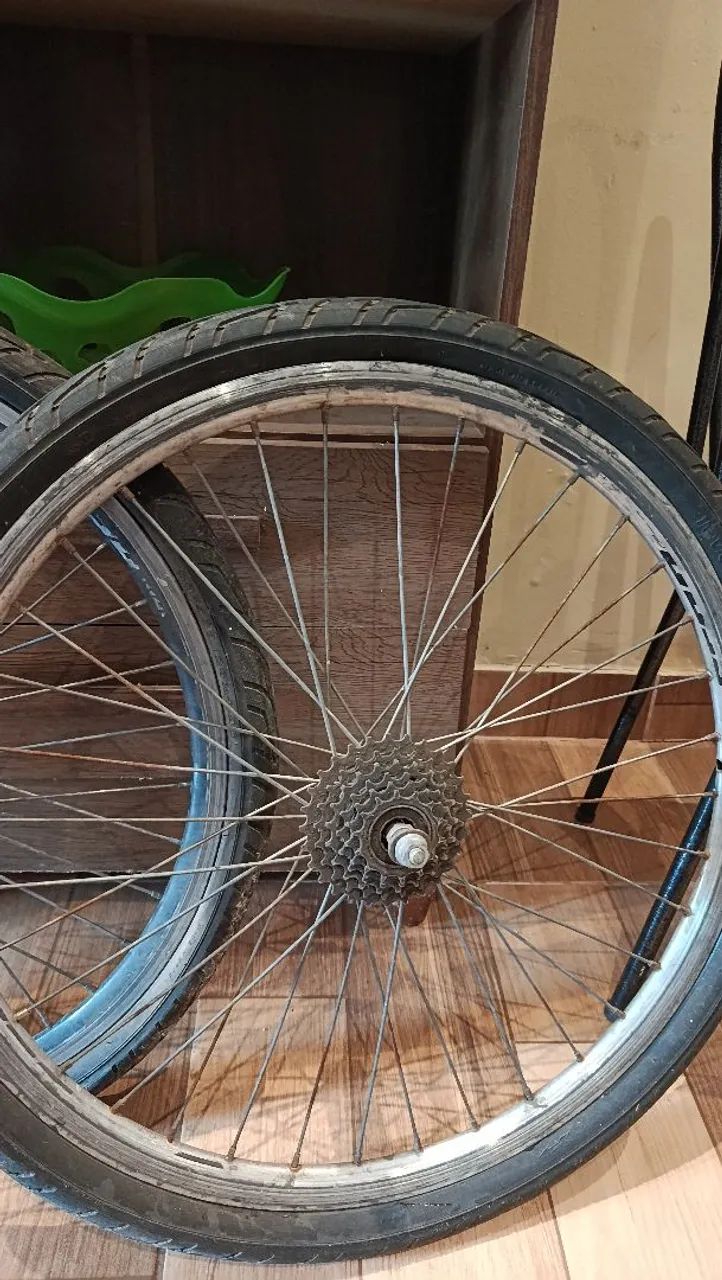 Roda aero 26 + amortecedor 