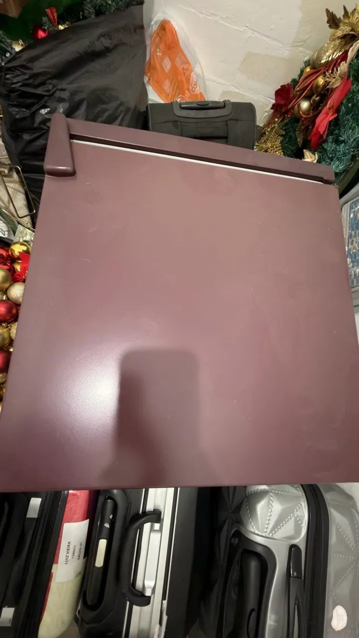 Frigobar Brastemp cor marsala com dourado - Foto 4