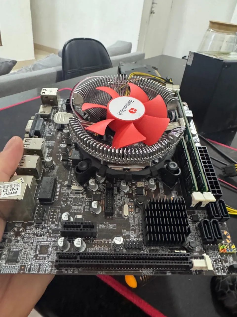 Kit Placa-mãe + intel corei3-3240 16GB ram - Foto 4