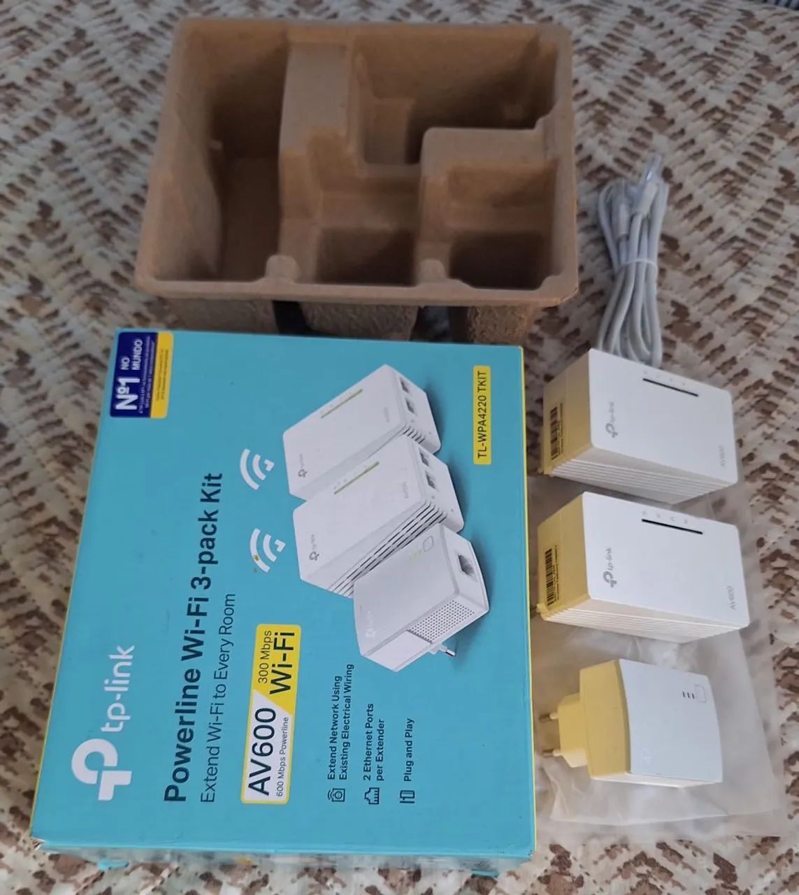 Powerline kit 3 AV600 - Foto 2