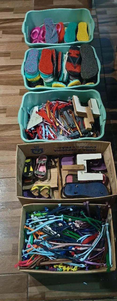 KIT COMPLETO PARA FABRICAÇÃO DE CHINELOS  - Foto 3