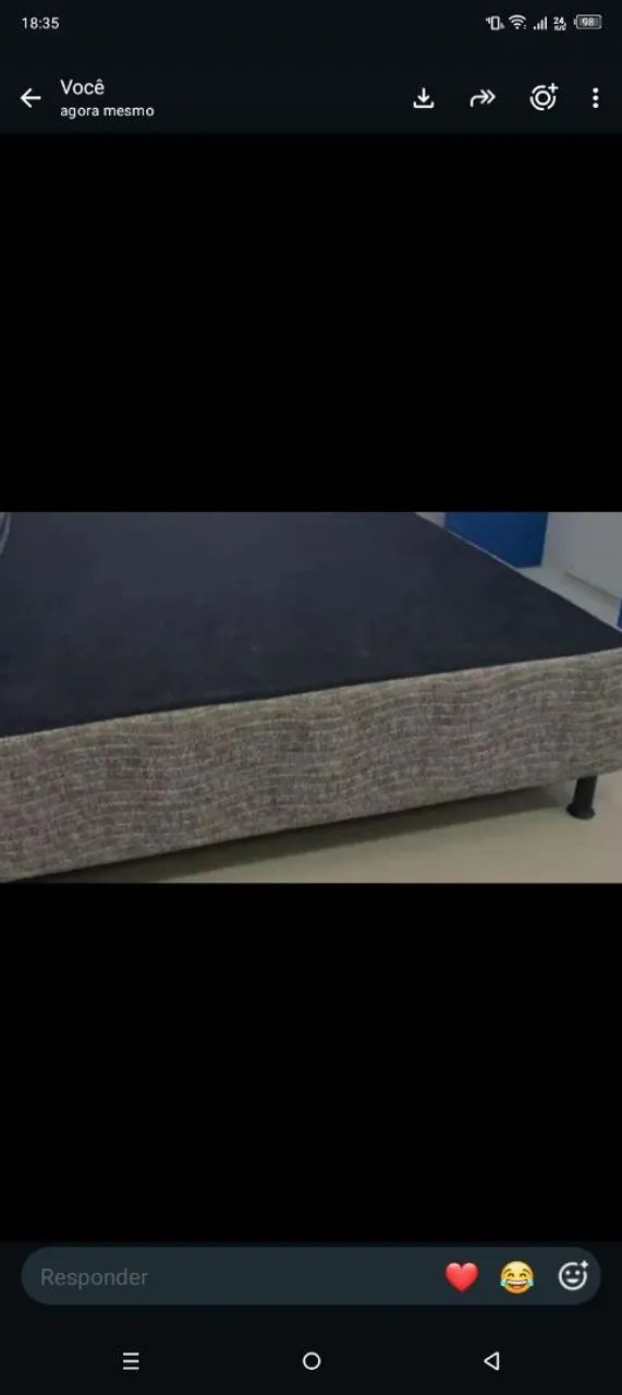 Base de cama box solteiro - Foto 2