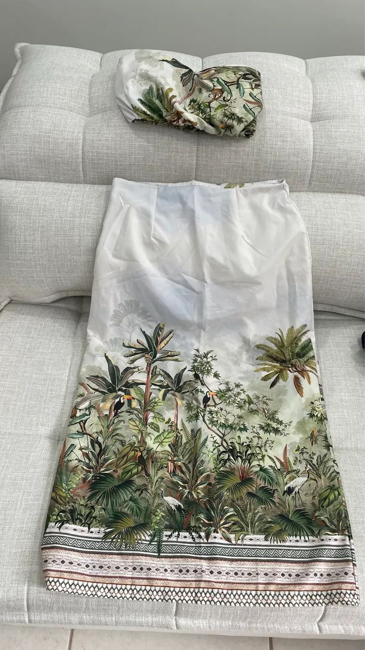 Conjunto Estampado Tropical Feminino - Foto 4