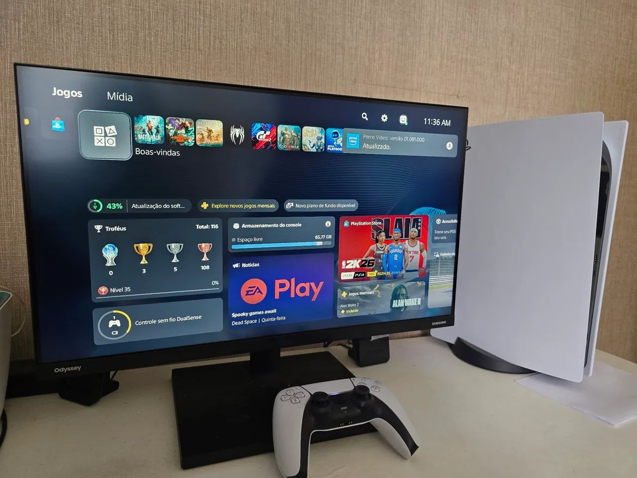 Monitor Odyssey G3 24" - Ótimo estado