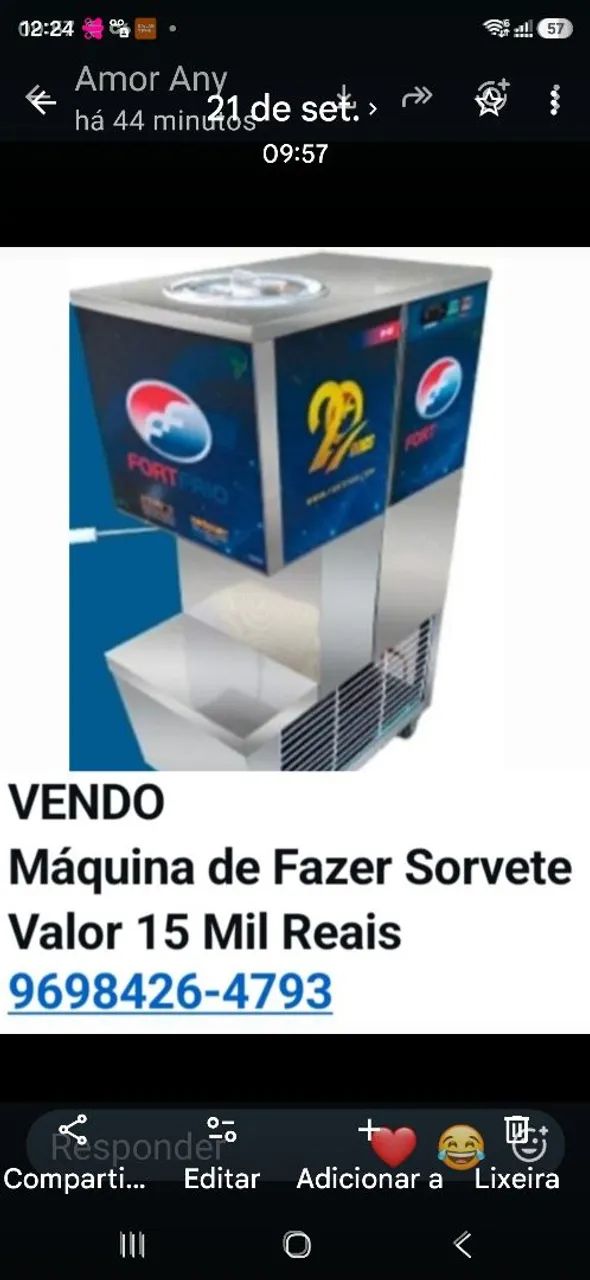 Máquina de sorvete 