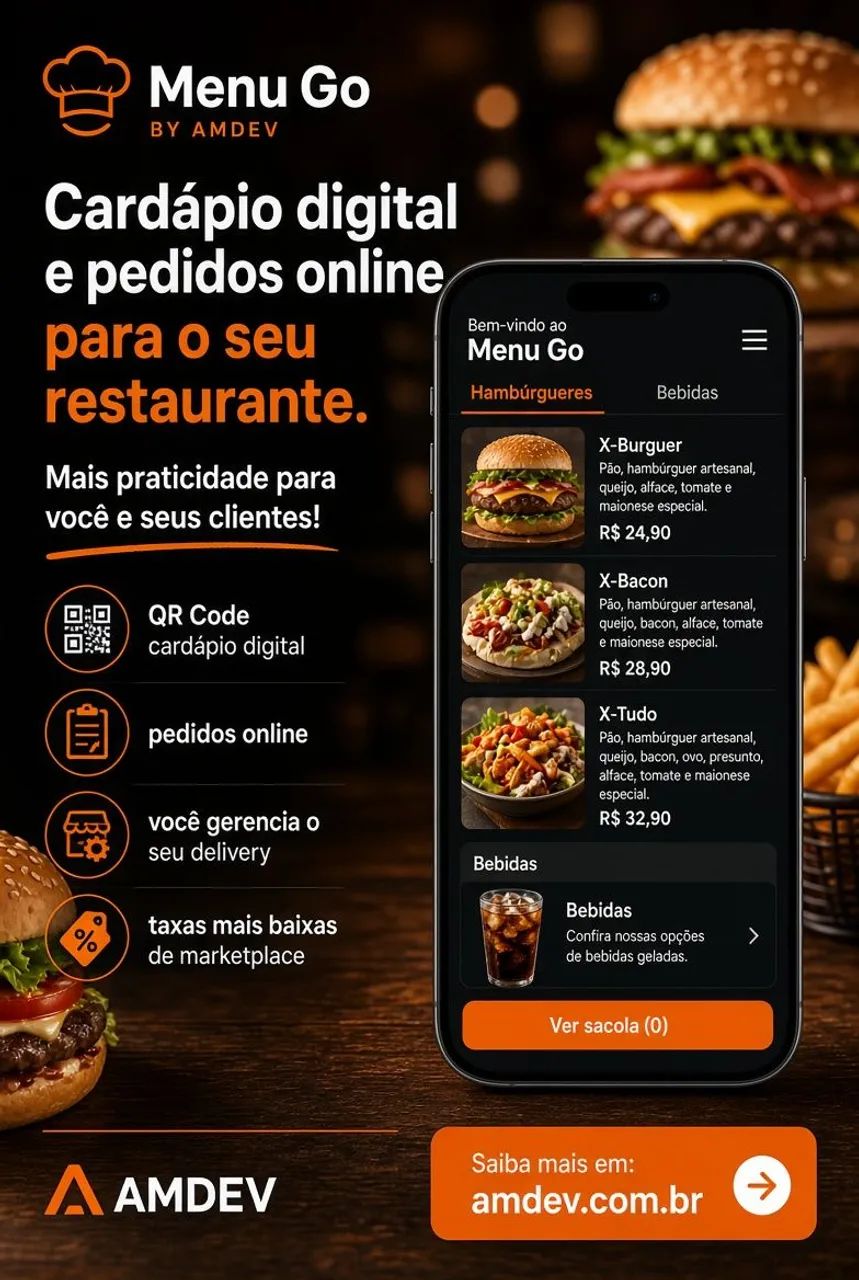 Sistema de cardápio digital e delivery - Foto 2