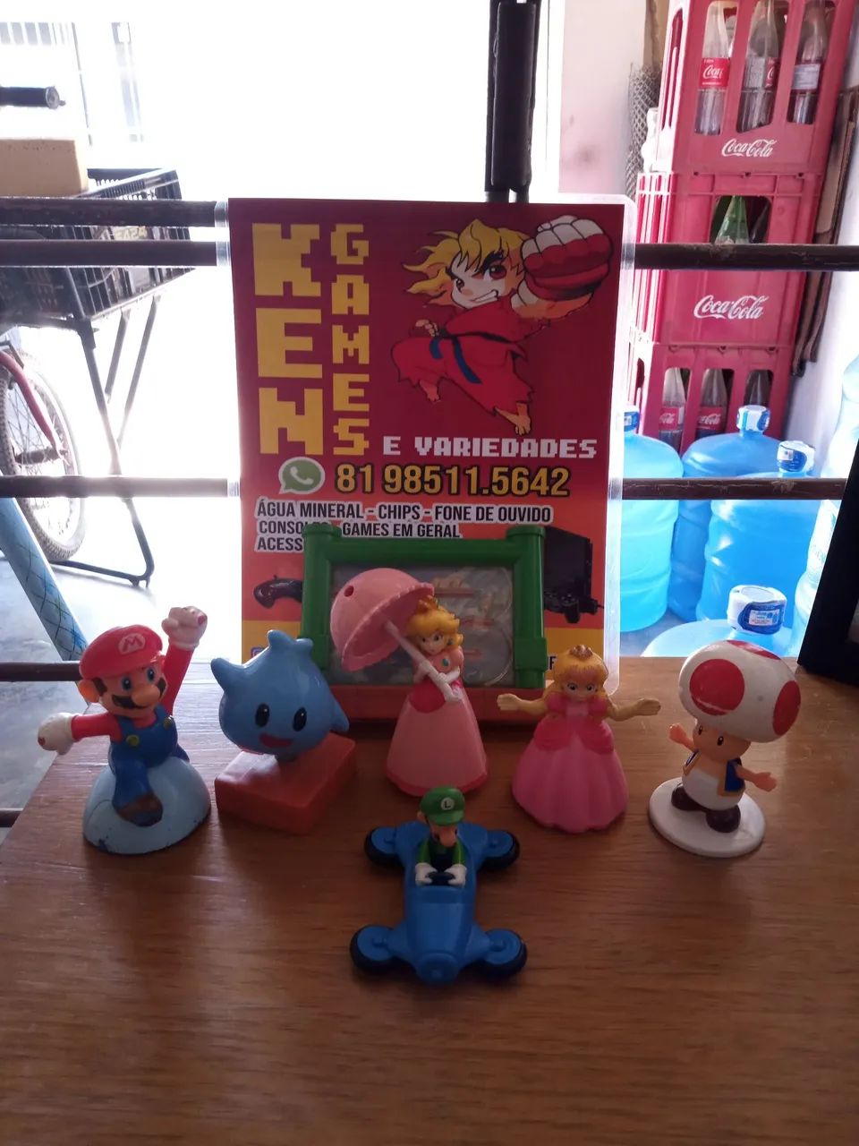 Vendo Lote com 07 bonecos da turma do Super Mario Bros ! - Foto 5