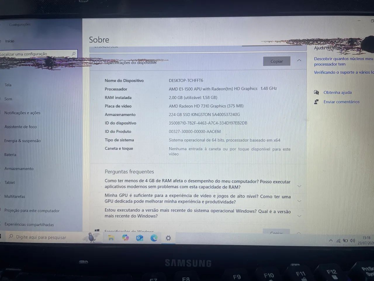 Notebook samsung - Foto 5