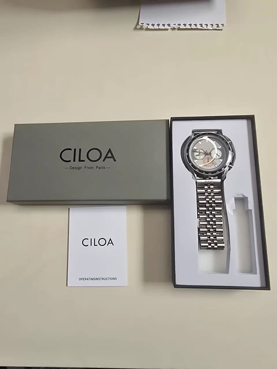 Relogio Ciloa Aco escovado