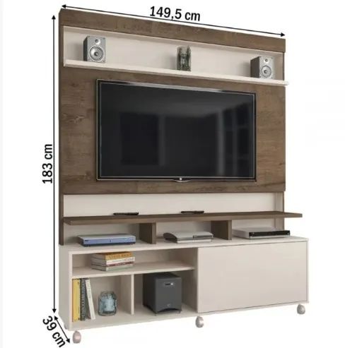 Perfeito na sua sala ! Home para tv ate 55 polegadas , entrega e montagem grátis !  - Foto 2