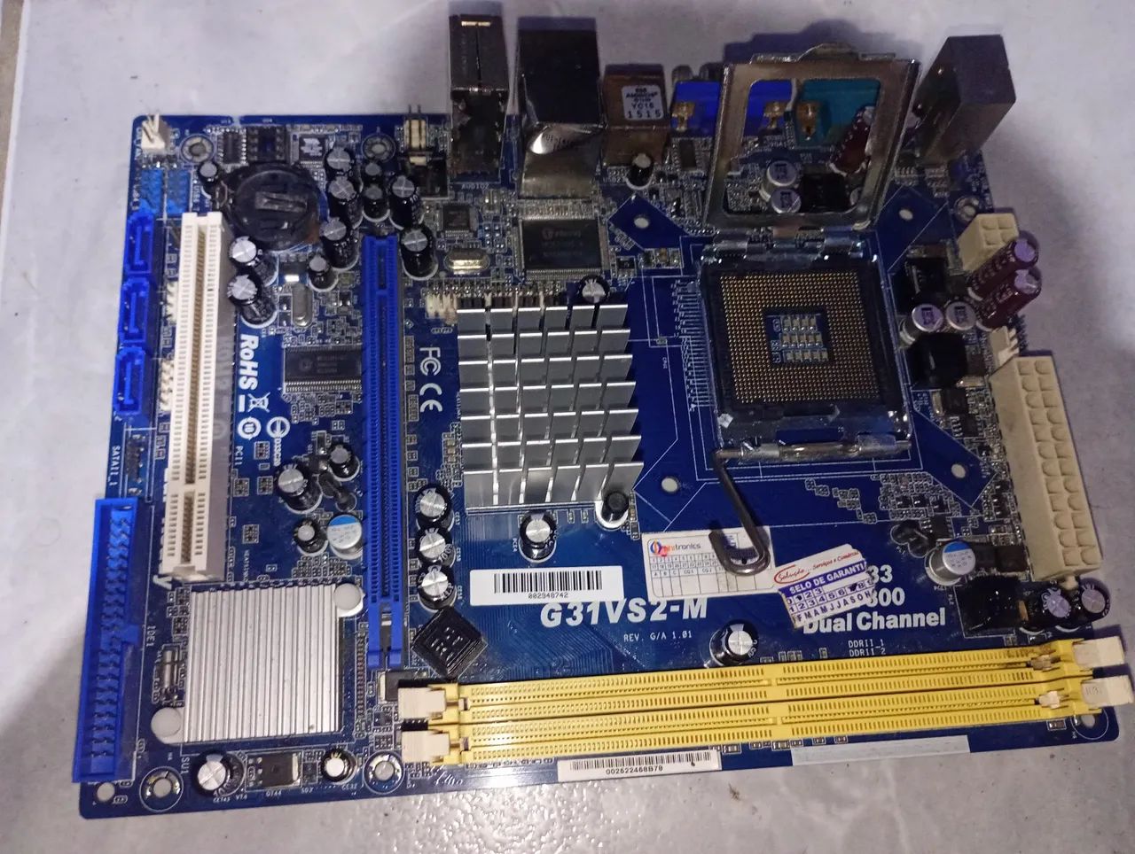 Placa de computador desktop DDR2 está conservada - Foto 3
