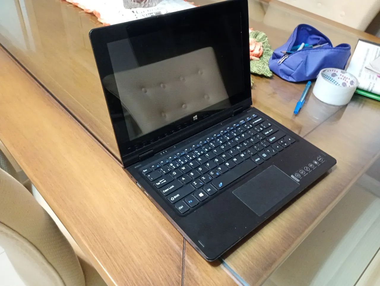 Notebook Multilaser M11W original 2 em 1 tablet e notebook