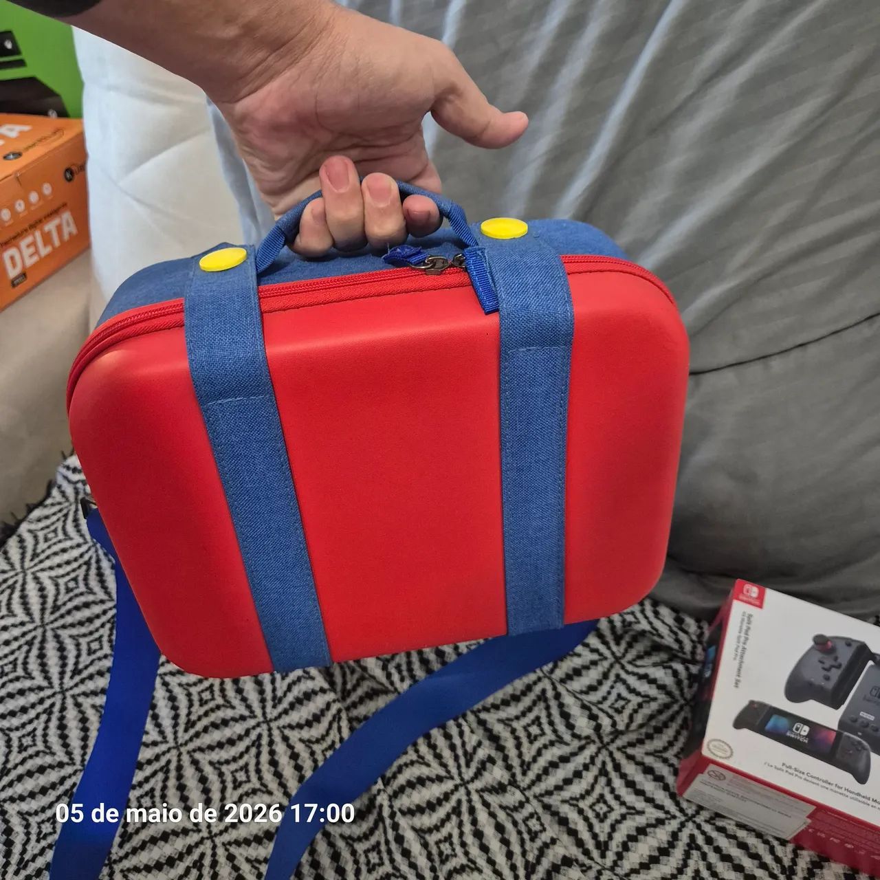 Bolsa case Nintendo switch oled Mario Bros - Foto 5