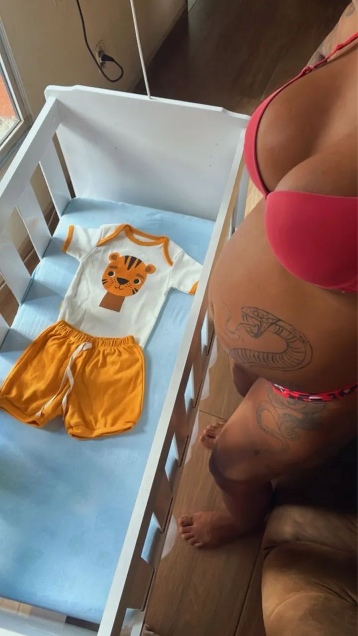 Mini berço seminovo com colchão 65579520506243121
