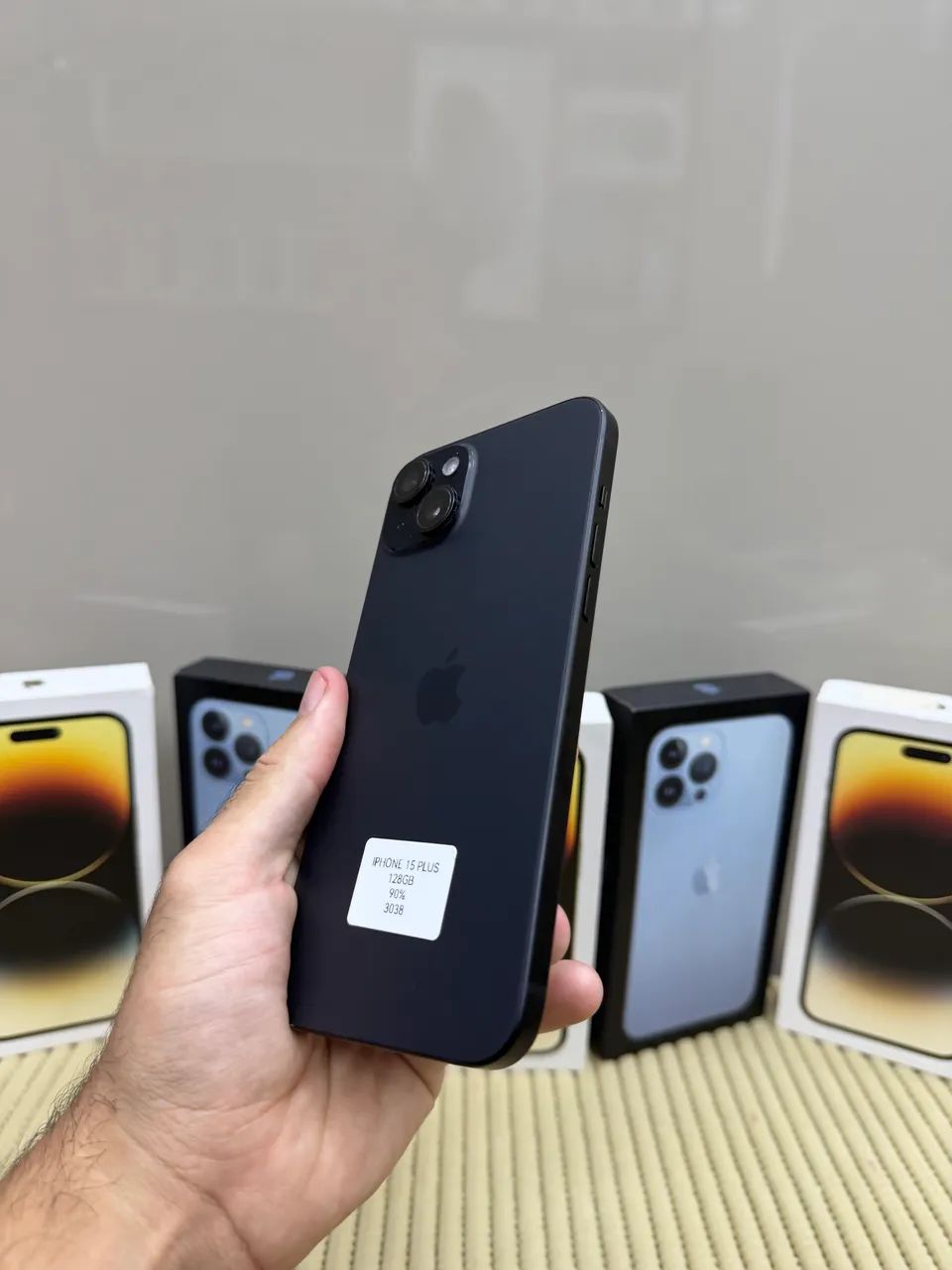 iPhone 15 Plus 128GB ブラック IPHONE 15 PLUS 128GB BLACK 5G SEMI NOVO PROMOÇÃO IS APPLE