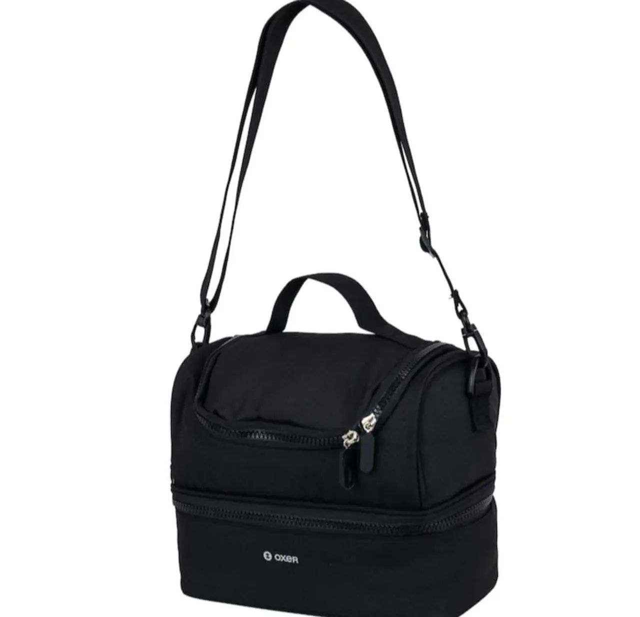 Bolsa térmica dois compartimentos (preta)