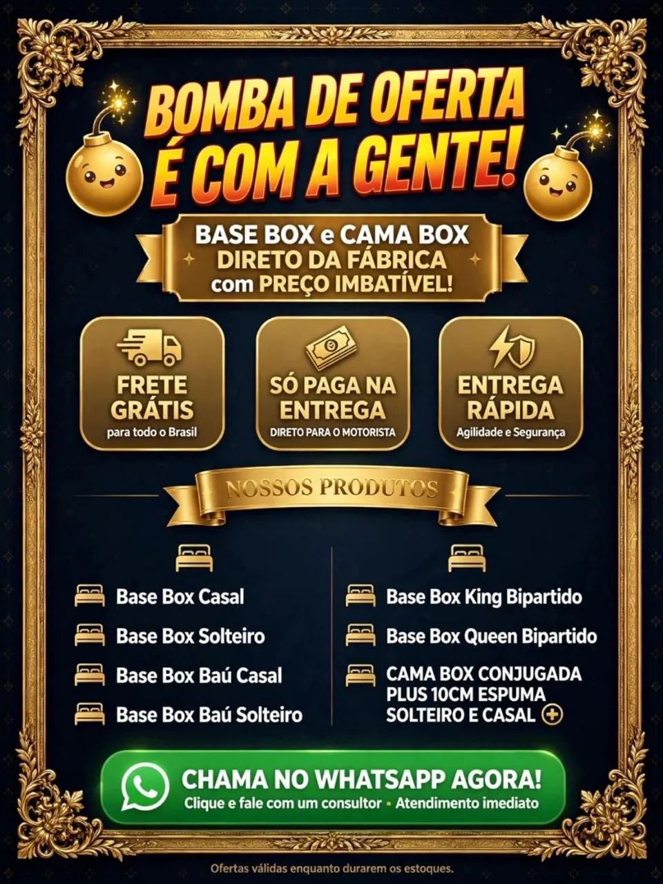 Camas e cabeceiras e bau