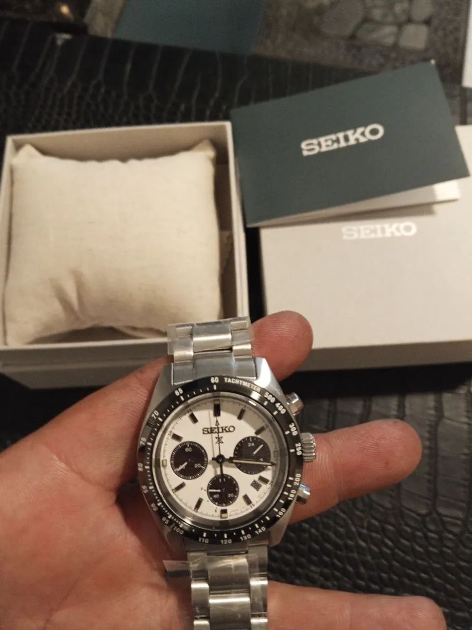 Seiko cronógrafo panda  - Foto 2