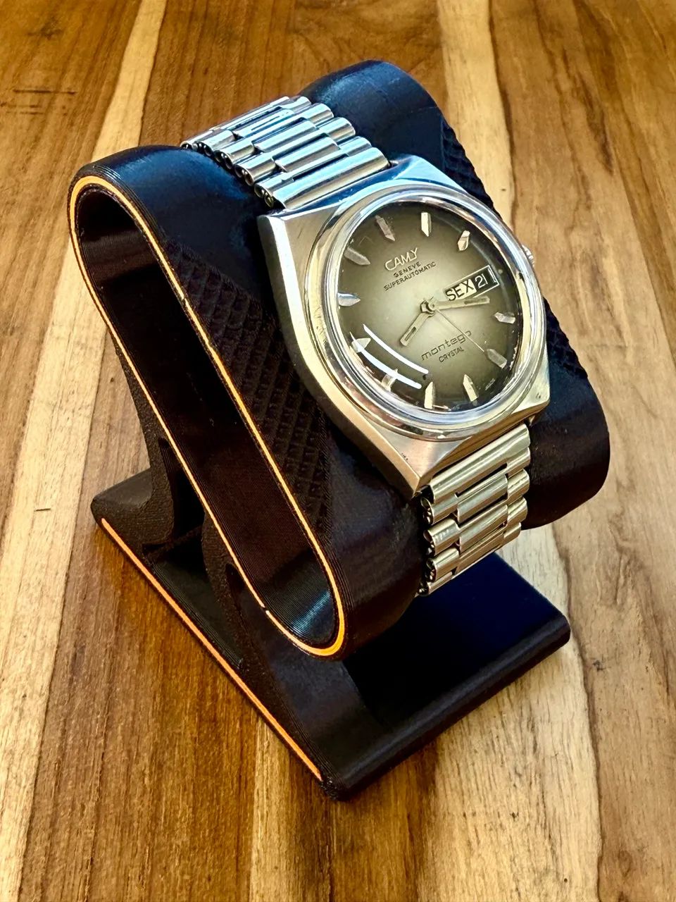 Relógio Camy Geneve Montego Cristal - 1970 - Foto 2