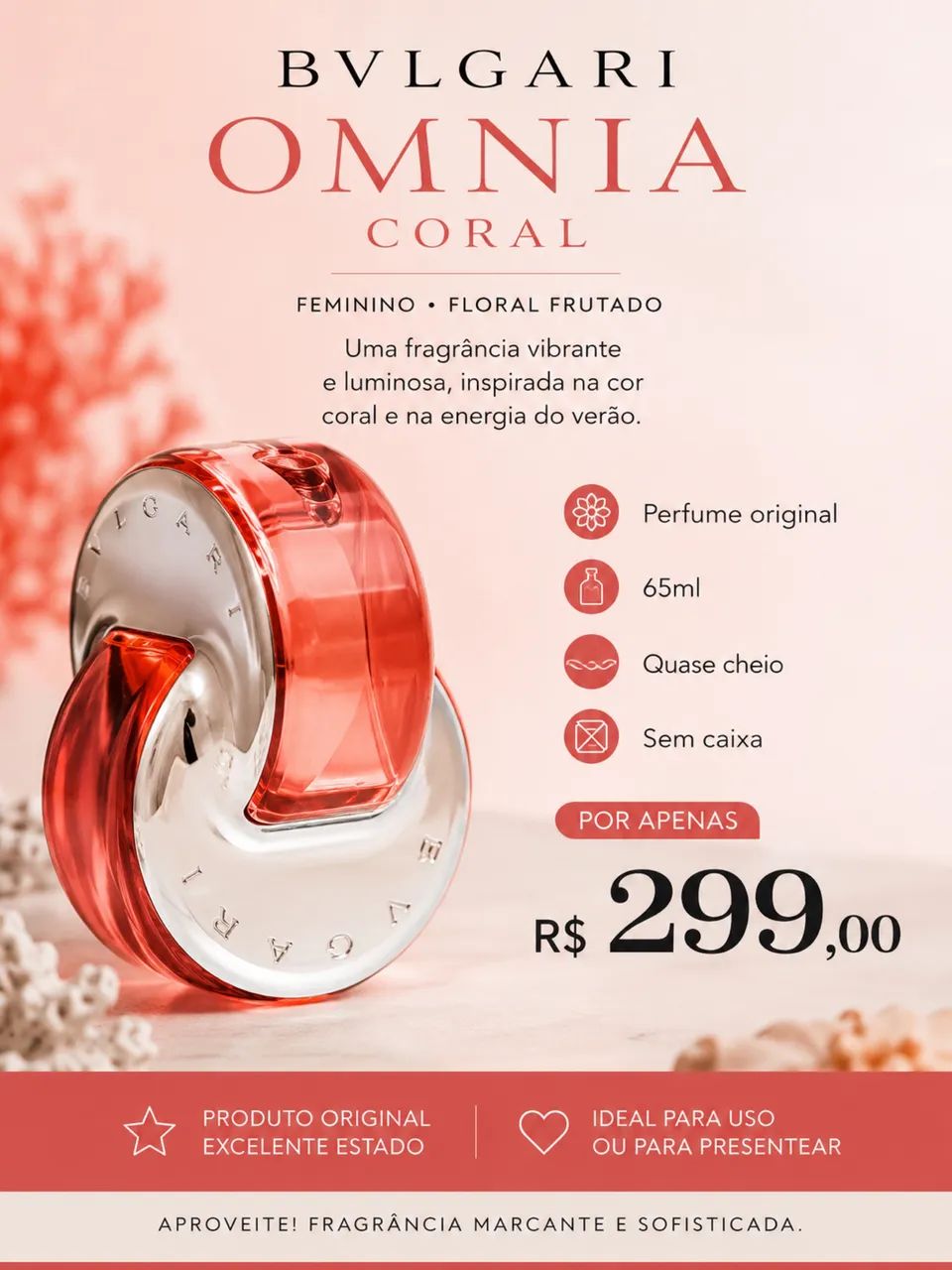 PERFUME IMPORTADO FEMININO BVLGARI