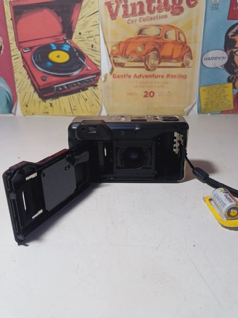 era analógica compacta Canon Prima Zoom 60 sem teste (não tenho bateria) - Foto 5