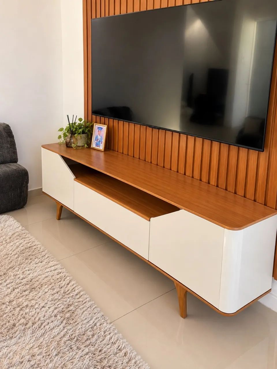 Mesa e Rack e painel  - Foto 2