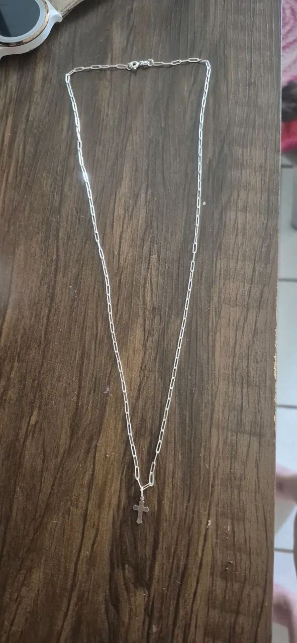 Cordão de prata masculino - Foto 3
