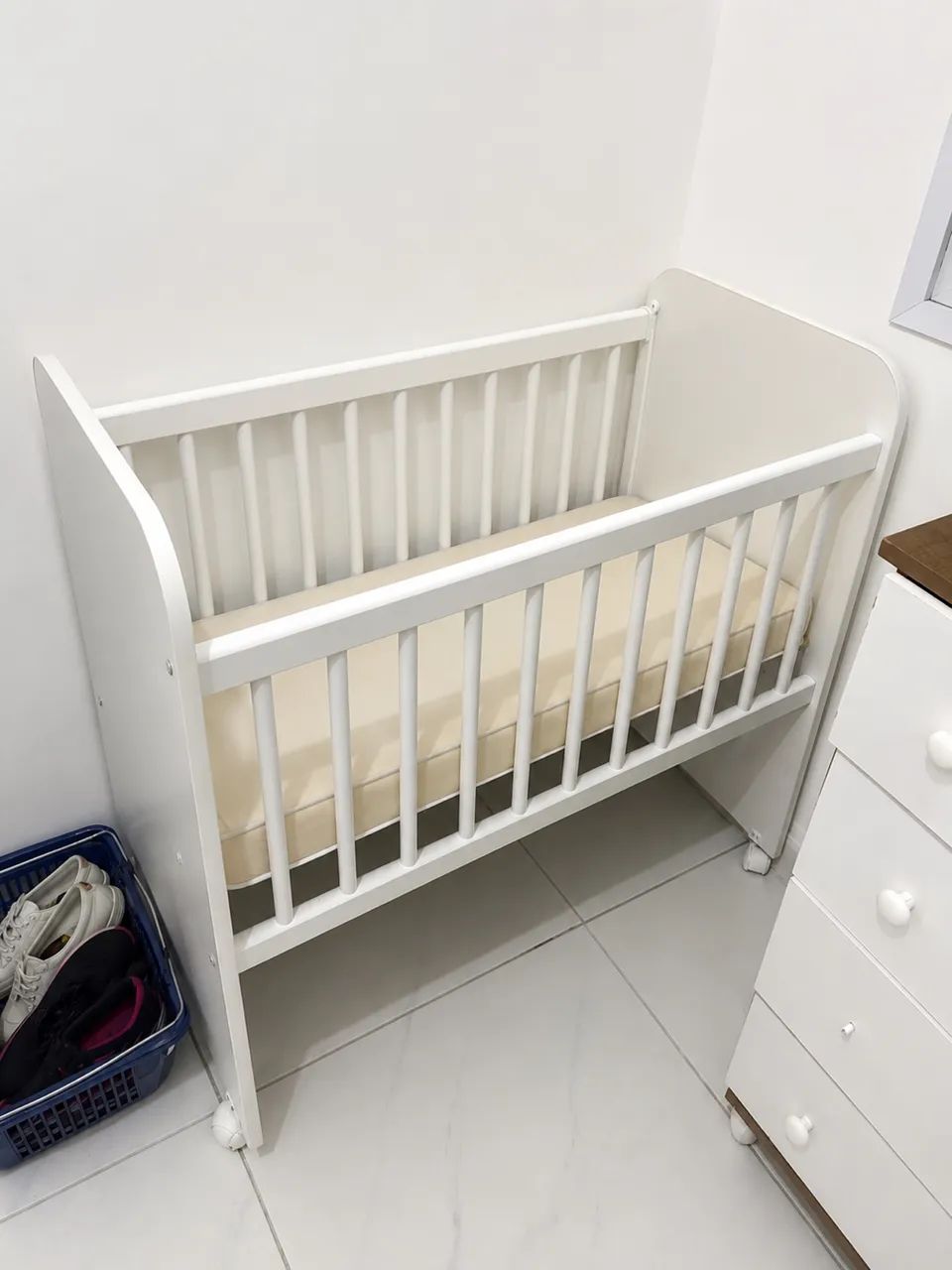 Mini berço com colchão 