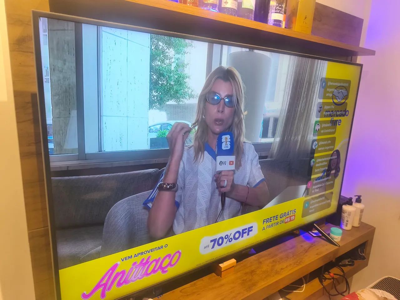 Televisao smart Samsung 65 polegadas 