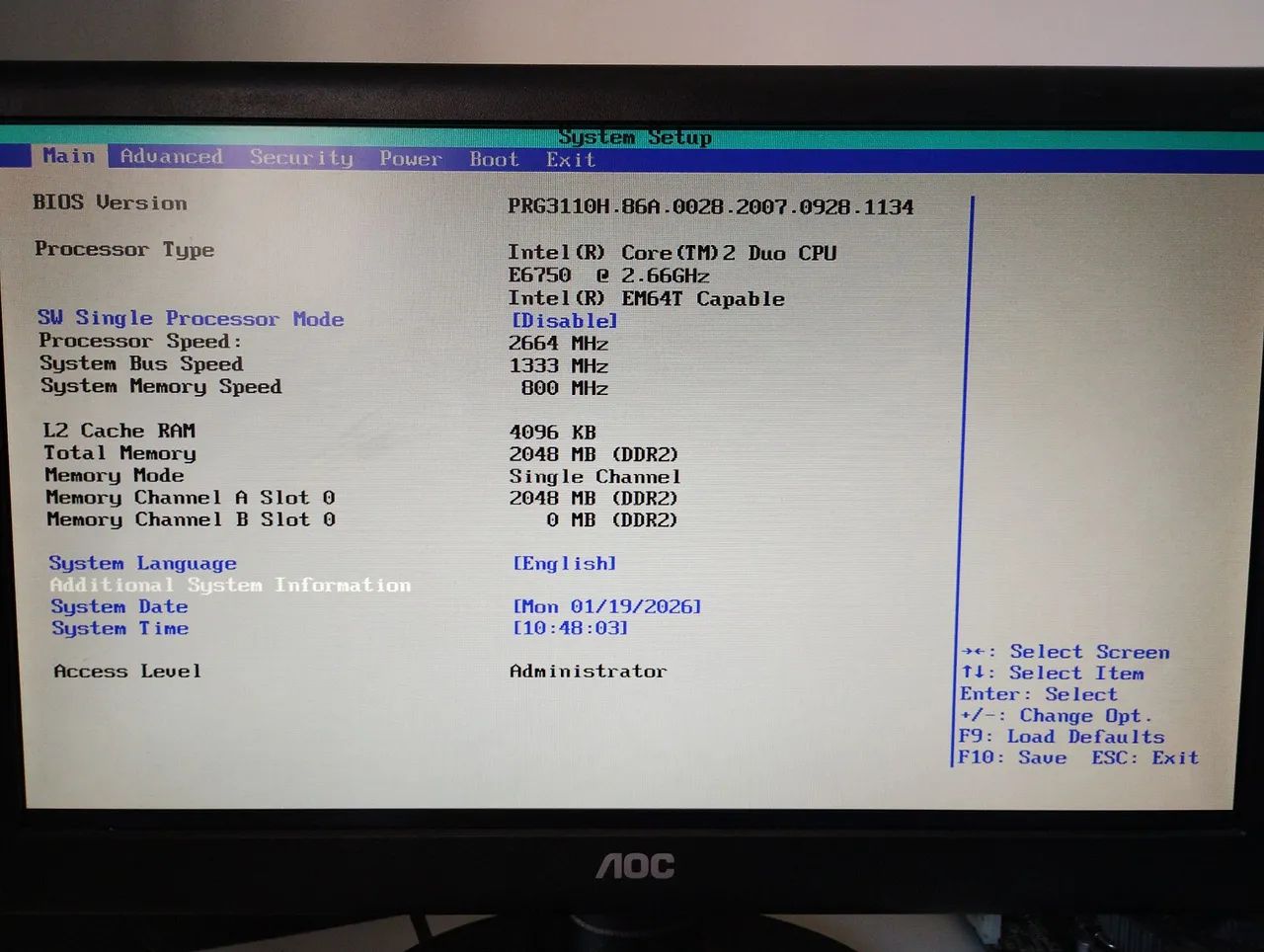 Kit Placa Mãe Intel DG31PR + Processador Intel Core 2 Duo E6750 2.66 GHz + 4Gb Ram DDR2 - Foto 2