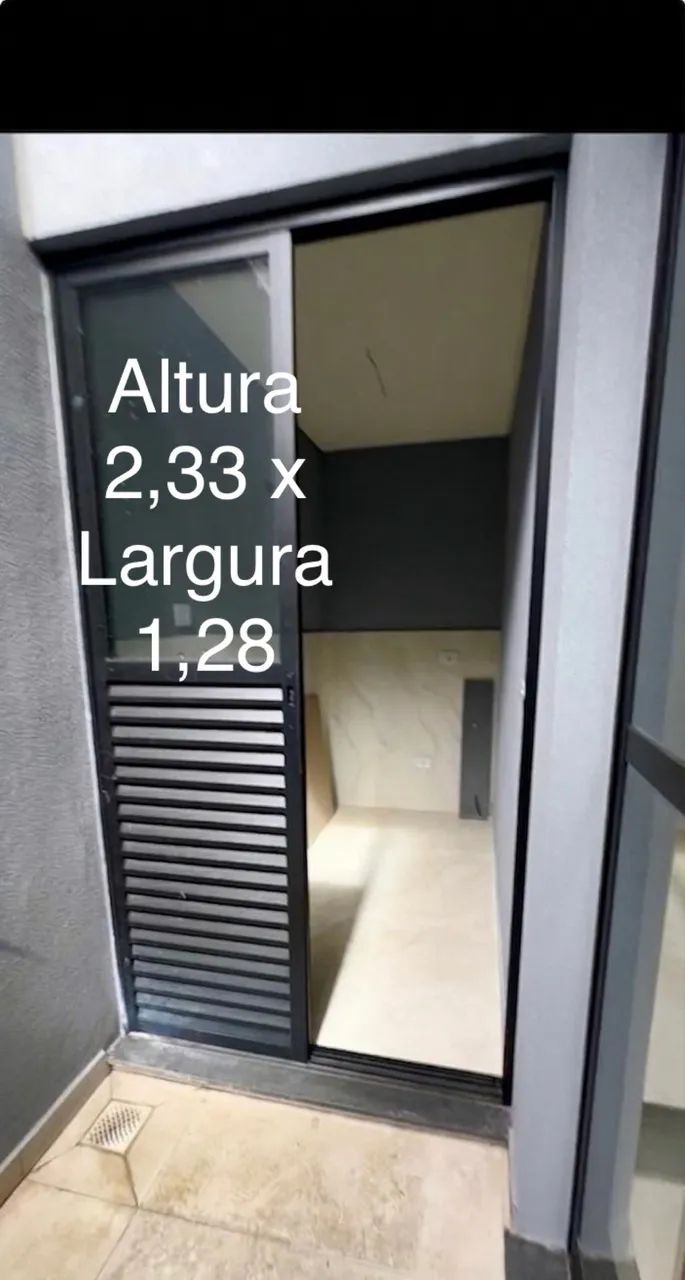 Sliding Door - Aluminum and Glass