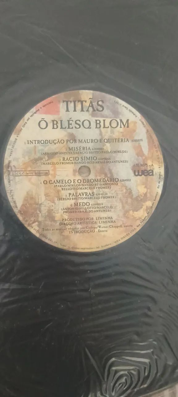 Vinil Titãs - Õ Blésq Blom (1989) - Foto 4