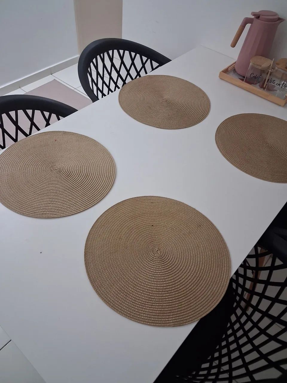 Mesa branca  em MDF  - Foto 4