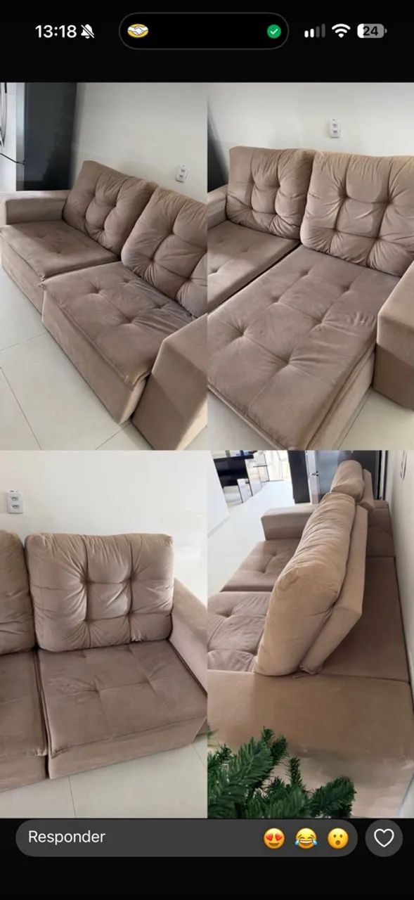 Sofá retrátil 2,5m 