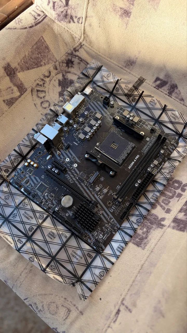 PLACA MÃE MSI A520-A PRO AMD AM4 DDR4 - Foto 5