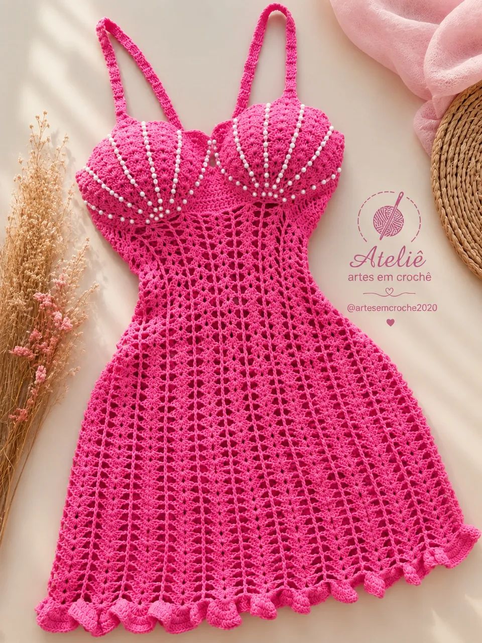 Vestidos em crochê elegantes  - Foto 4