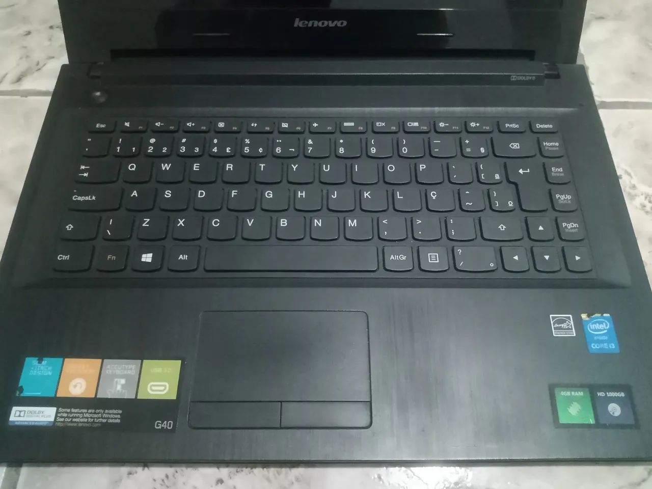 Notebook lenovo i3 defeito - Foto 3