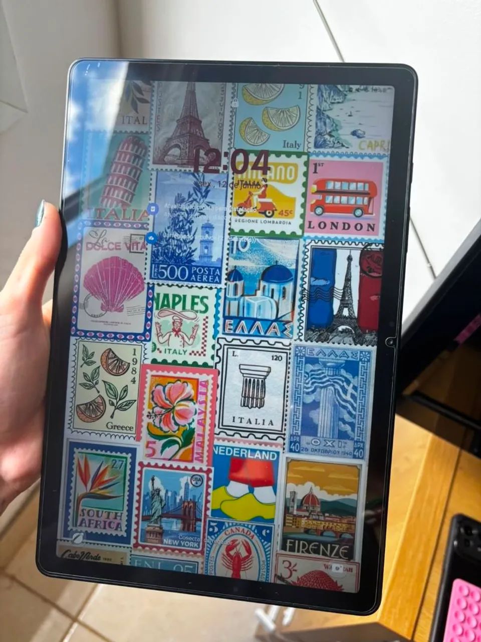 Samsung Galaxy Tab A9+ 64GB 11" + Teclado Bluetooth + Caneta + Capa | Impecável