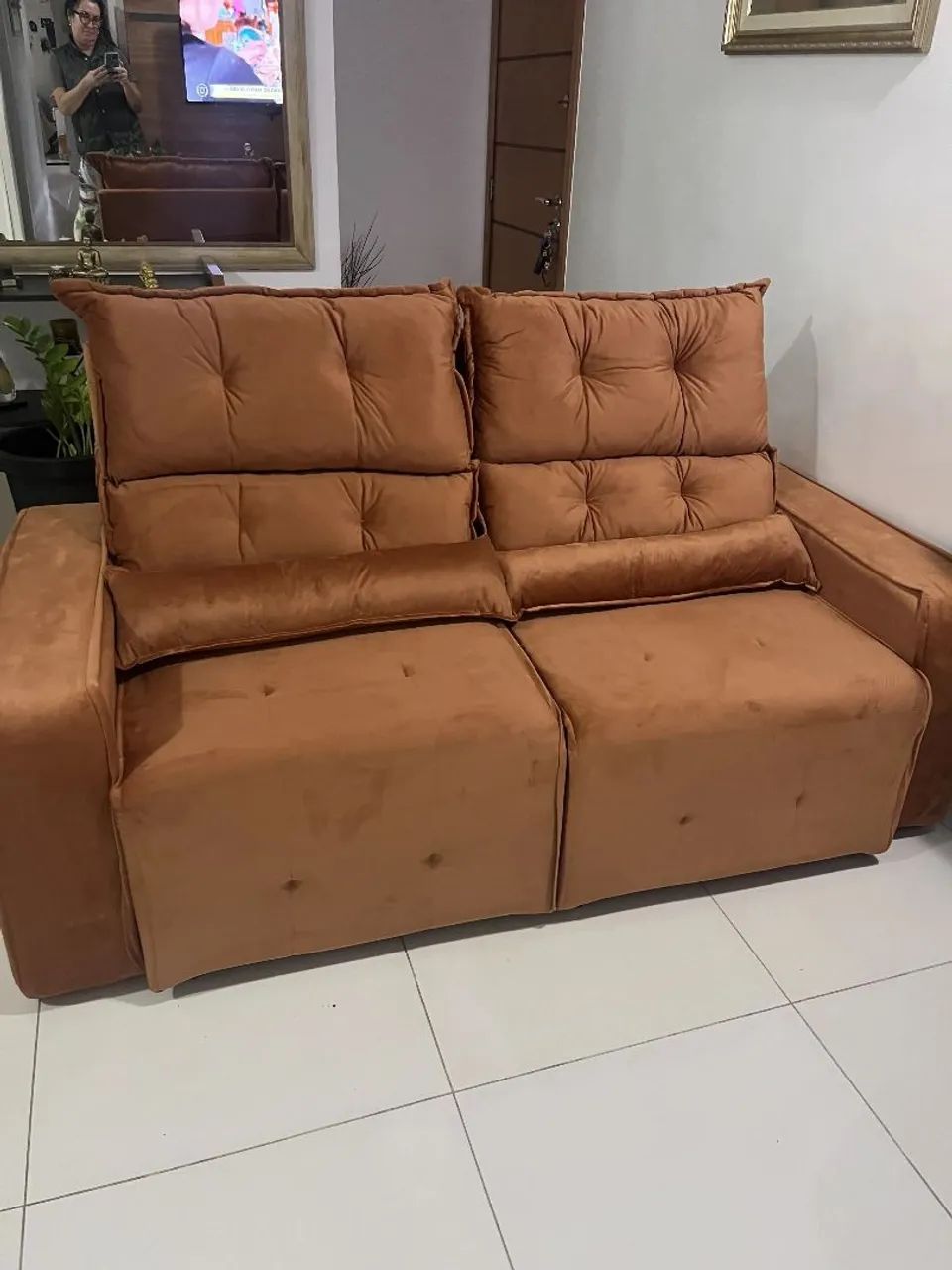 Sofa retrátil e reclinável 1,80m  - Foto 3