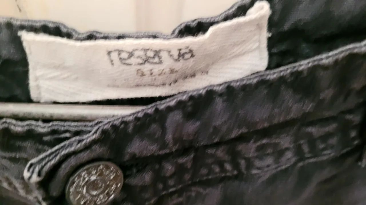 2 bermudas 40 reserva brim preto  - Foto 2