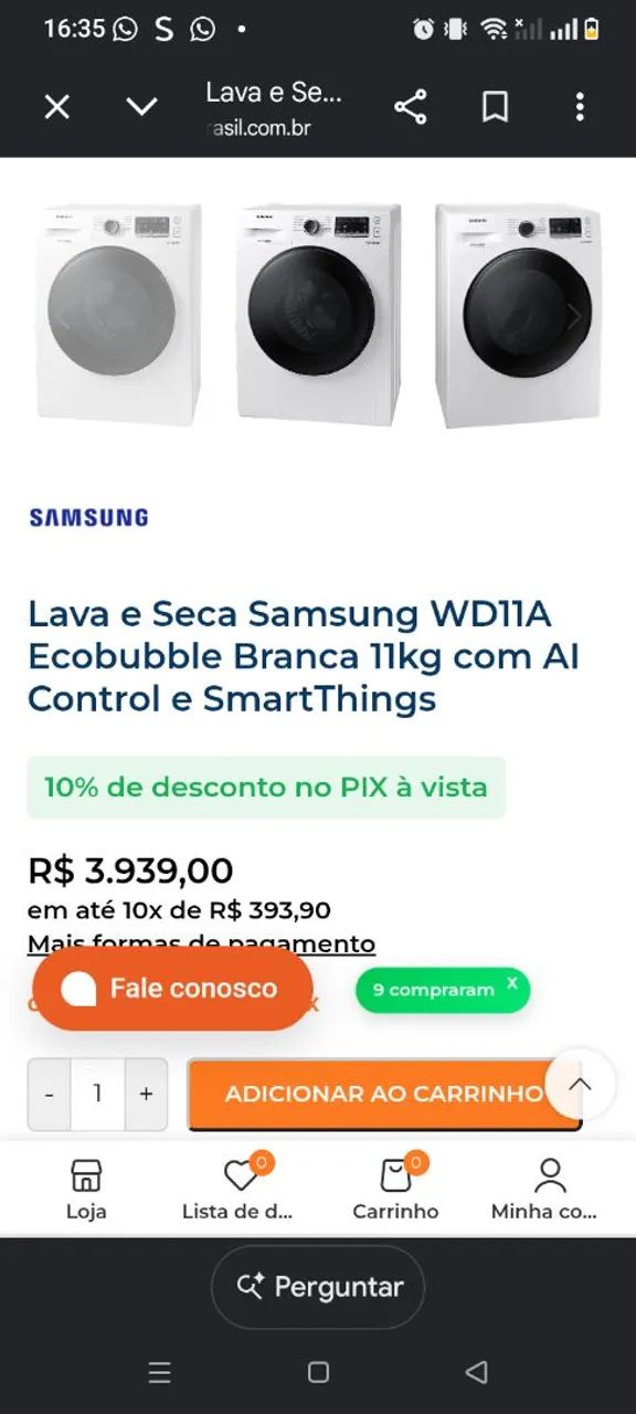 Lava e seca Samsung  - Foto 5