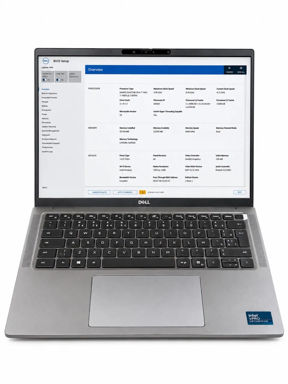 Dell Latitude 7450 Core Ultra 7 32GB 1TB NPU Inteligencia Artificial