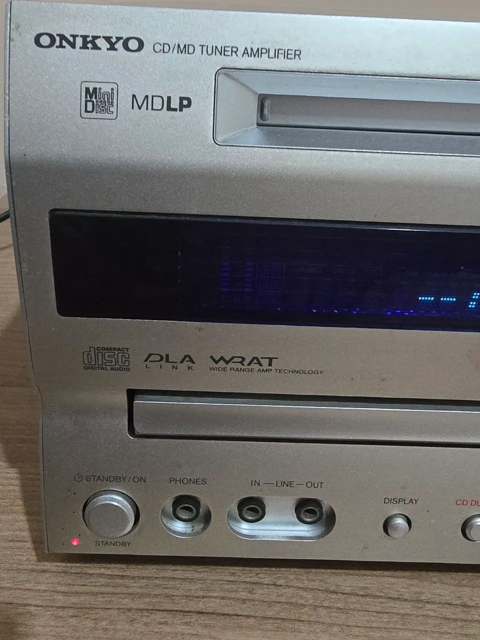 Receiver Onkyo Fr-n7tx CD MD Tuner Amplificador - Aparelhos de Som