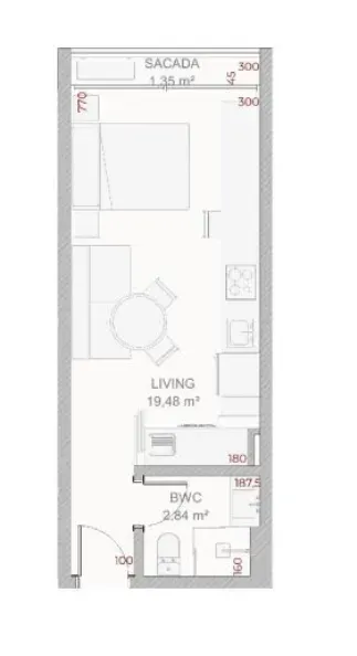 PLANTA 27m²