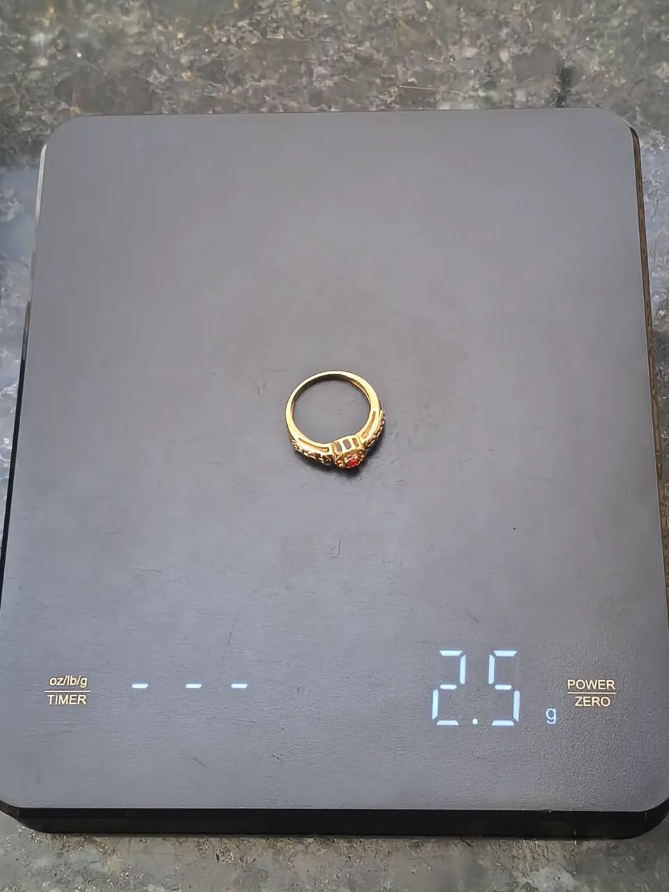 Anel de ouro 18k - 2,5g - Foto 3